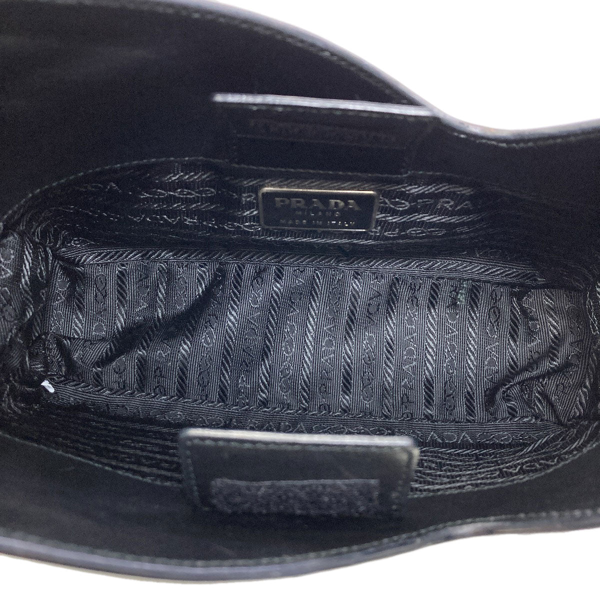 PRADA Asymmetrical Hobo One Belt Shoulder Bag Calf Ladies [Used]