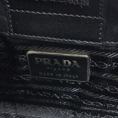 PRADA Asymmetrical Hobo One Belt Shoulder Bag Calf Ladies [Used]
