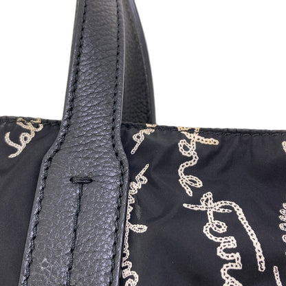 Salvatore Ferragamo logo Handbag Nylon Ladies [Used]