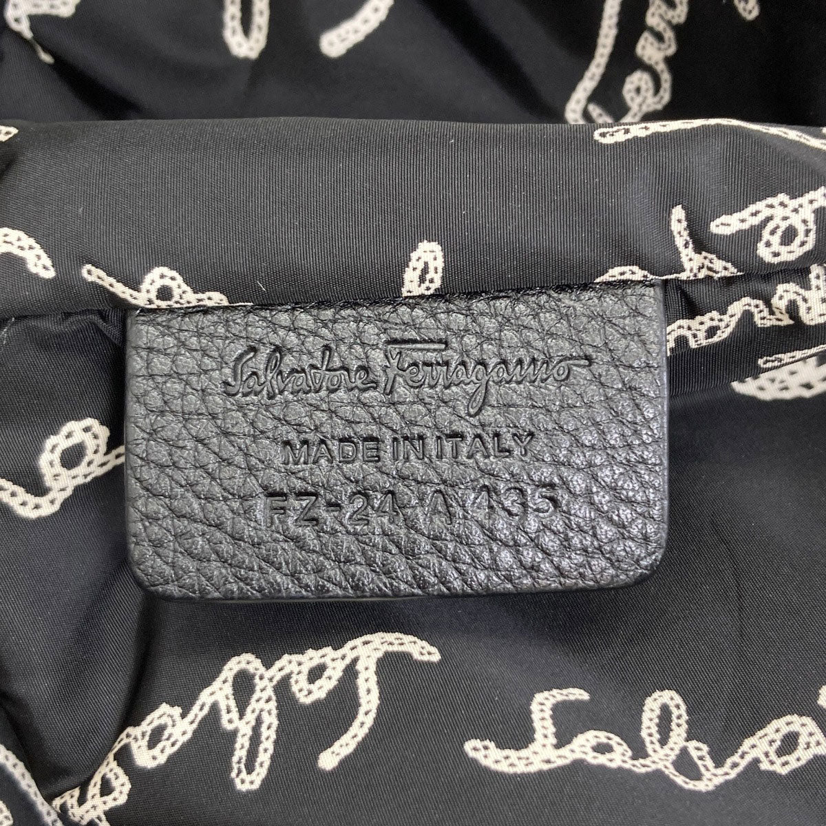 Salvatore Ferragamo logo Handbag Nylon Ladies [Used]