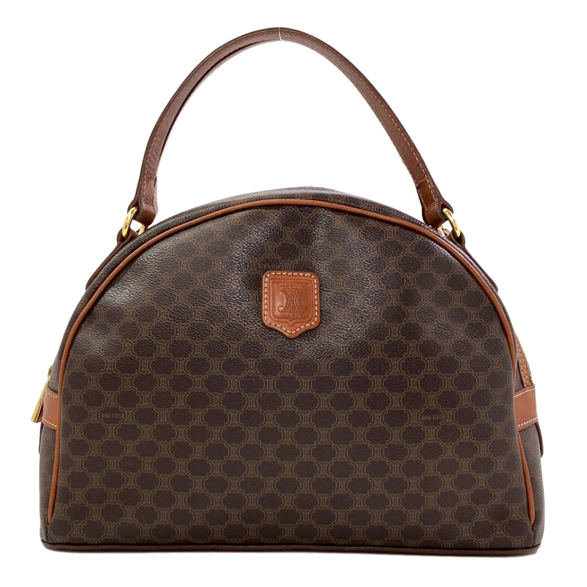CELINE Macadam pattern Handbag PVC Ladies [Used]