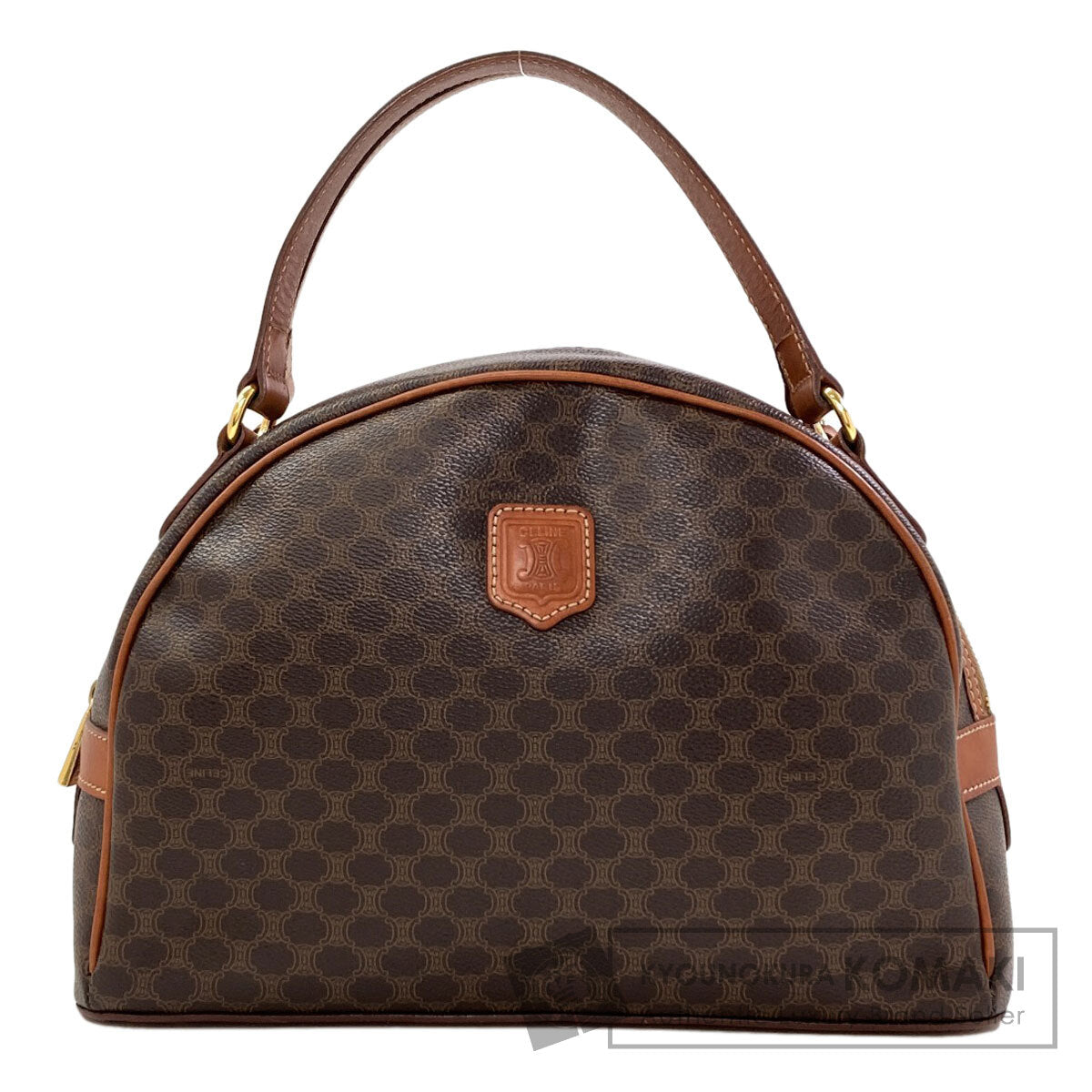 CELINE Macadam pattern Handbag PVC Ladies [Used]