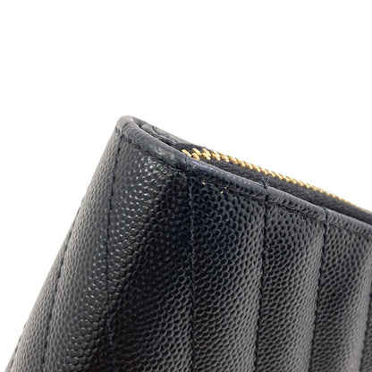 SAINT LAURENT Cassandra Bifold Wallet with Coin Pocket Leather Ladies [Used]