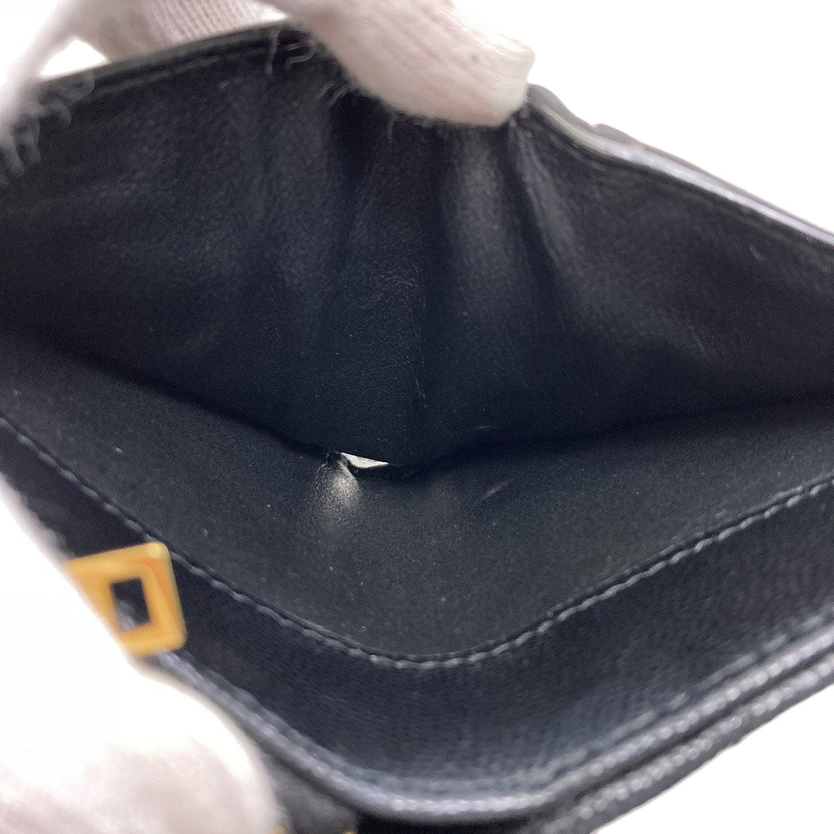 SAINT LAURENT Cassandra Bifold Wallet with Coin Pocket Leather Ladies [Used]