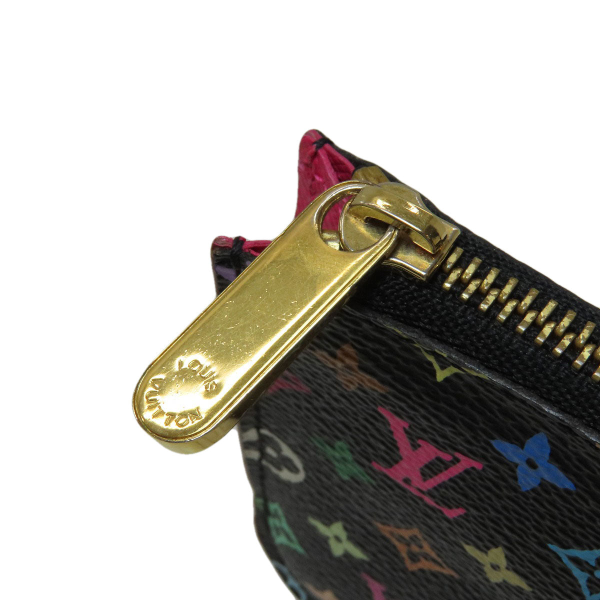 LOUIS VUITTON M93735 Pochette Kle coin purse Monogram Multicolore canvas Ladies [Used]
