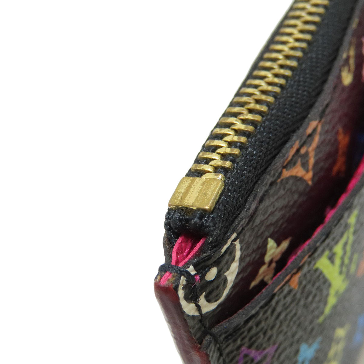 LOUIS VUITTON M93735 Pochette Kle coin purse Monogram Multicolore canvas Ladies [Used]