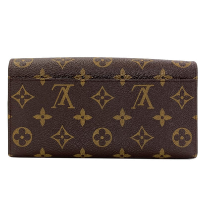 LOUIS VUITTON M60531 Portefeiulle Â· Sarah Long wallet (with coin pocket) Monogram canvas Ladies [Used]