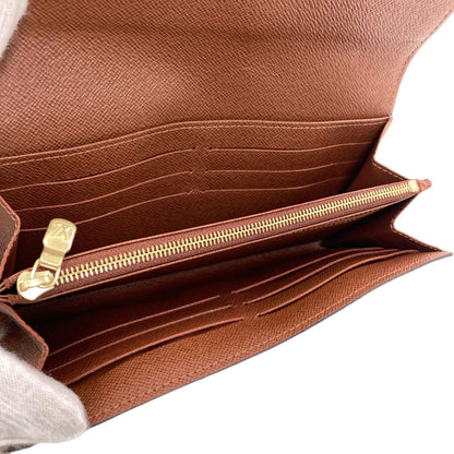 LOUIS VUITTON M60531 Portefeiulle Â· Sarah Long wallet (with coin pocket) Monogram canvas Ladies [Used]