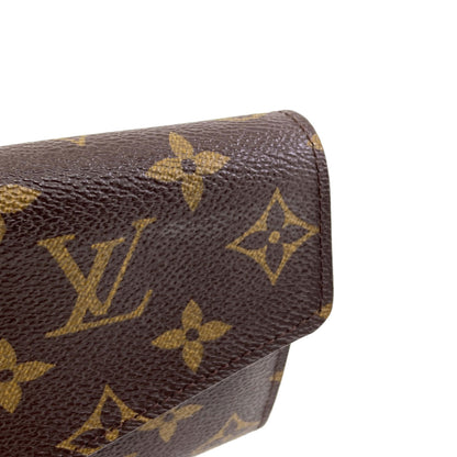 LOUIS VUITTON M60531 Portefeiulle Â· Sarah Long wallet (with coin pocket) Monogram canvas Ladies [Used]