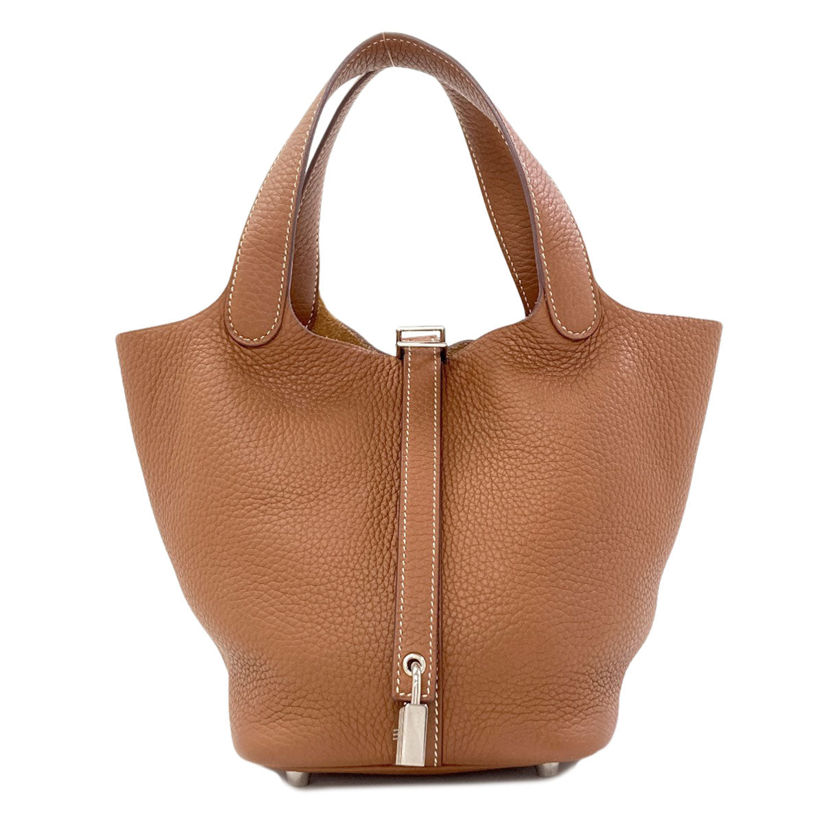 HERMES Picotin Lock PM SilverHardware Handbag PVC Ladies [Used]
