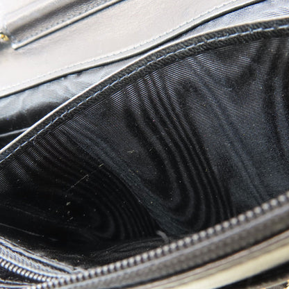 CHANEL Chain Wallet COCO Mark GoldHardware Long wallet (with coin pocket) Grained Calfskin Skin Ladies [Used]