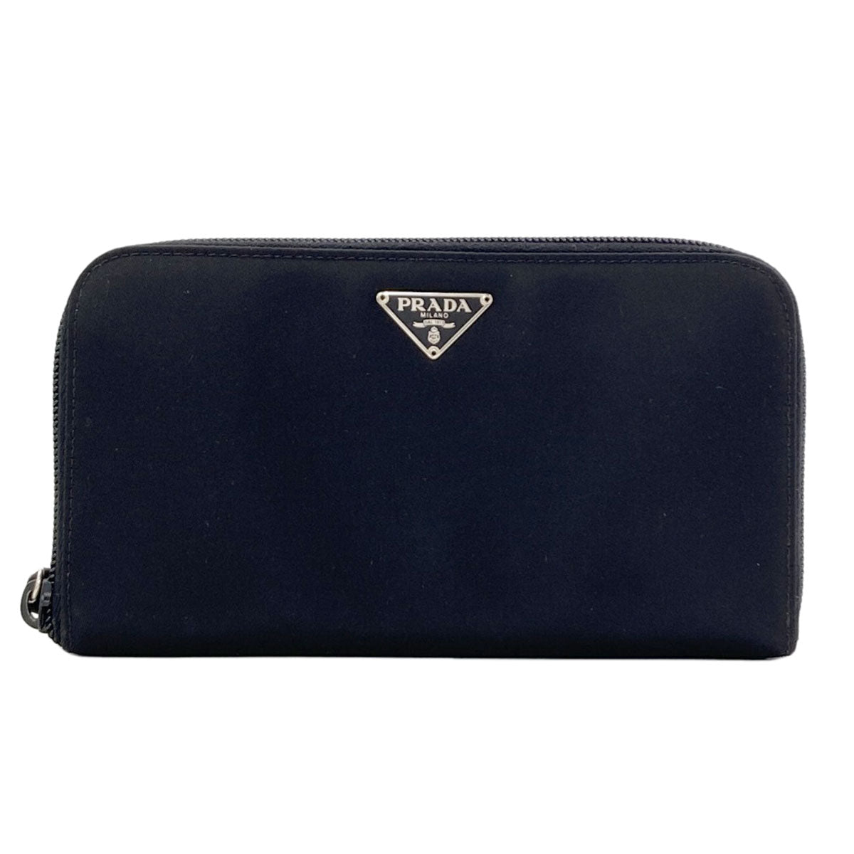 PRADA Logo Hardware Long wallet (with coin pocket) Nylon Ladies [Used]