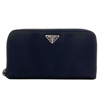 PRADA Logo Hardware Long wallet (with coin pocket) Nylon Ladies [Used]