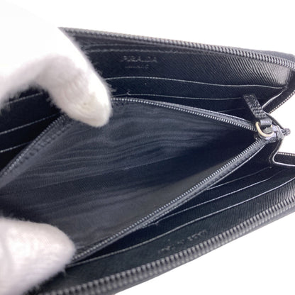 PRADA Logo Hardware Long wallet (with coin pocket) Nylon Ladies [Used]