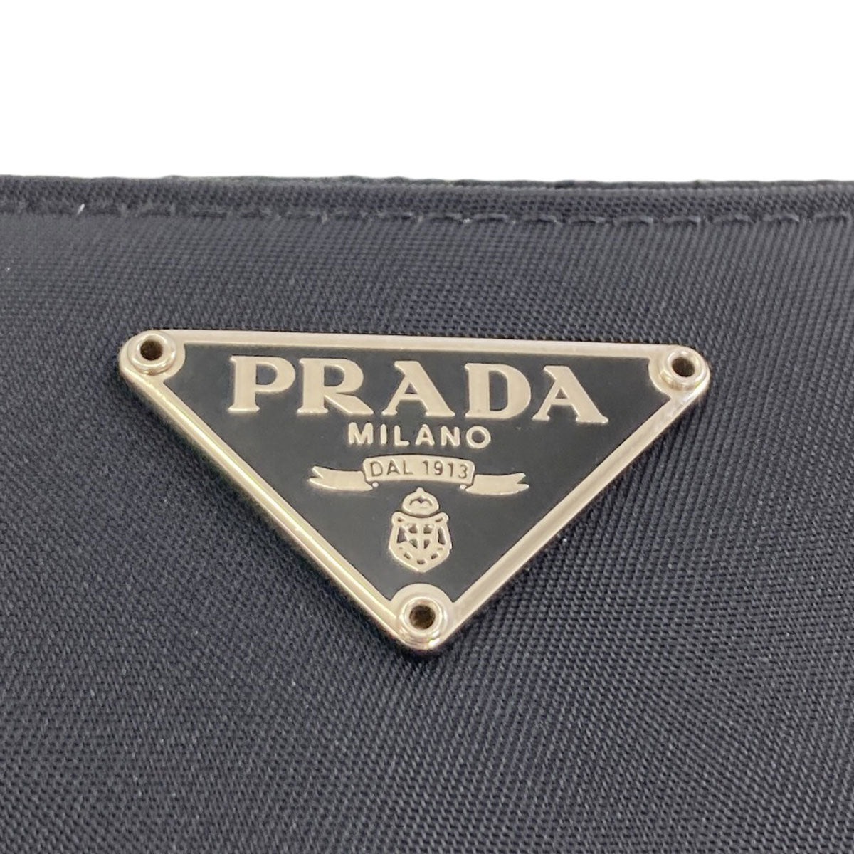 PRADA Logo Hardware Long wallet (with coin pocket) Nylon Ladies [Used]