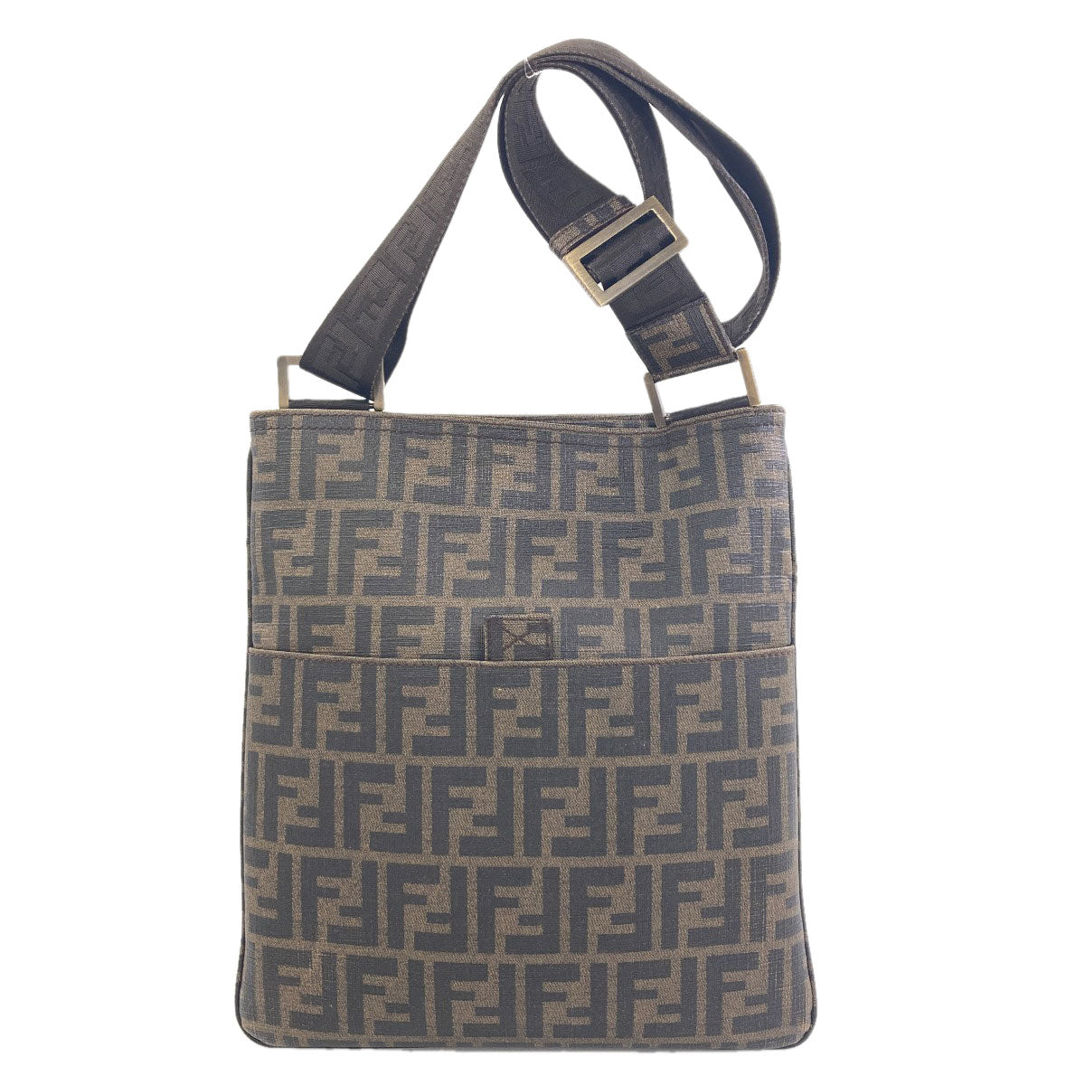 FENDI Zucca pattern Shoulder Bag PVC Ladies [Used]