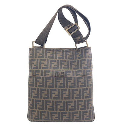 FENDI Zucca pattern Shoulder Bag PVC Ladies [Used]