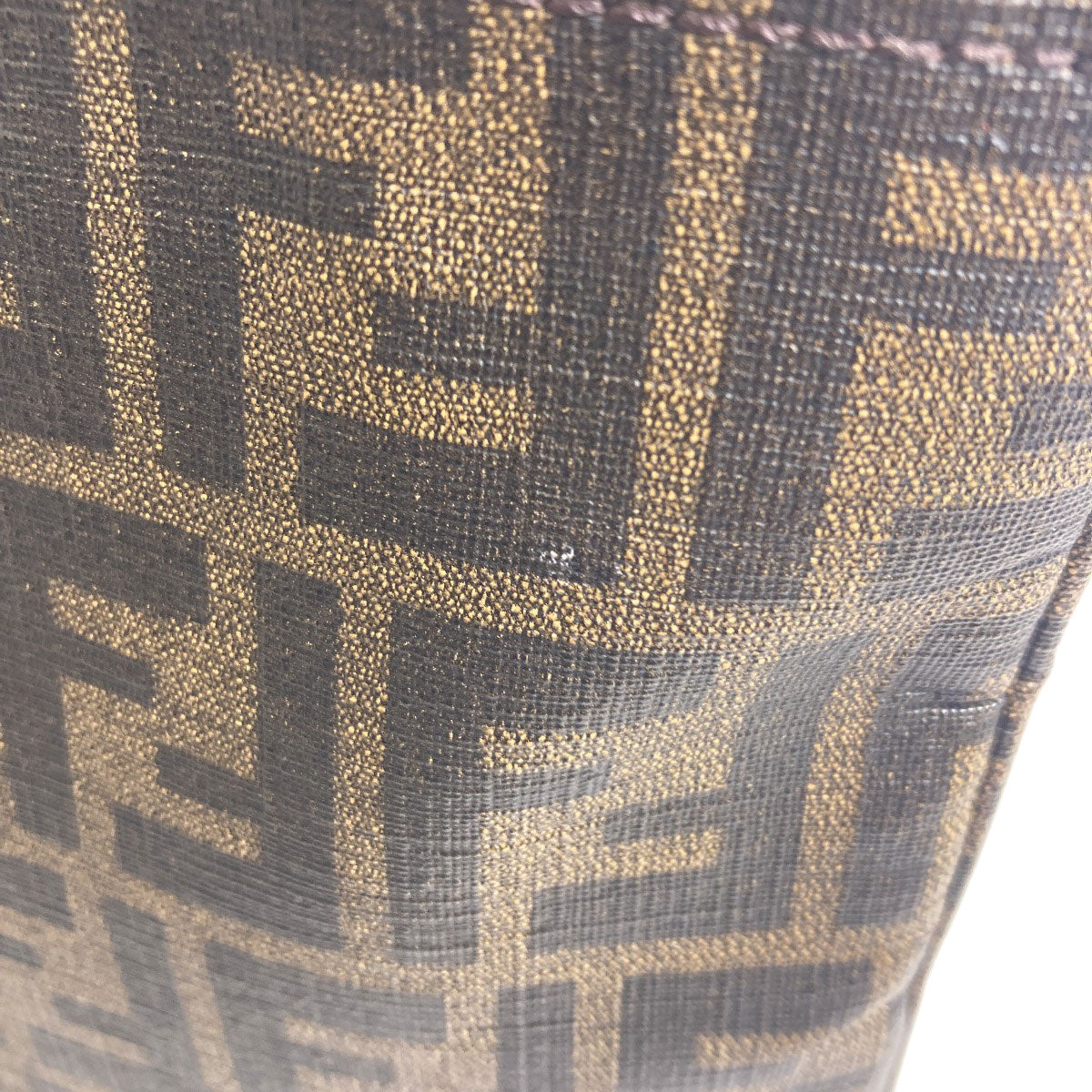 FENDI Zucca pattern Shoulder Bag PVC Ladies [Used]