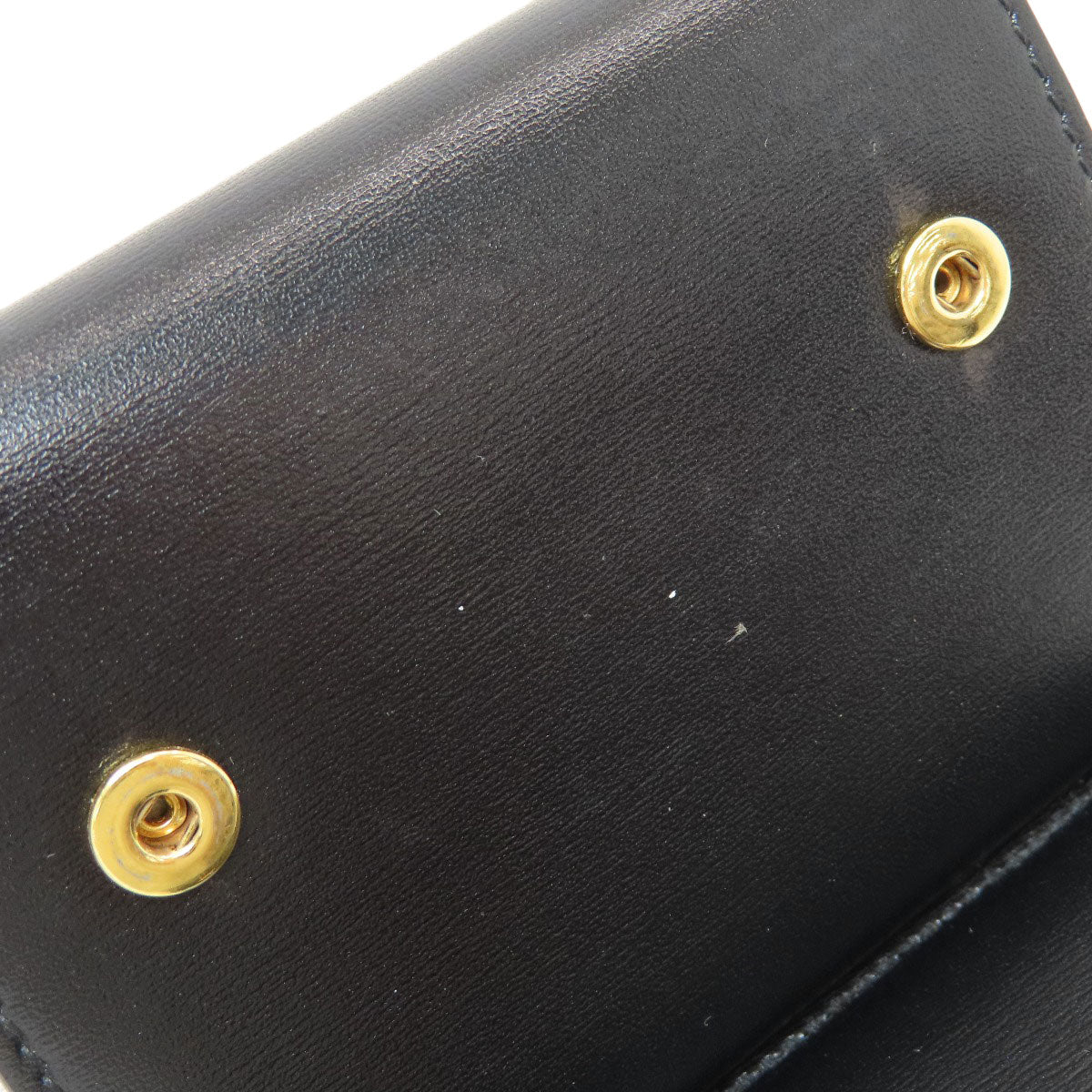 CELINE Triomphe compact wallet with coin compartment Tri-fold wallet (with Coin Pocket) Calf Ladies [Used]
