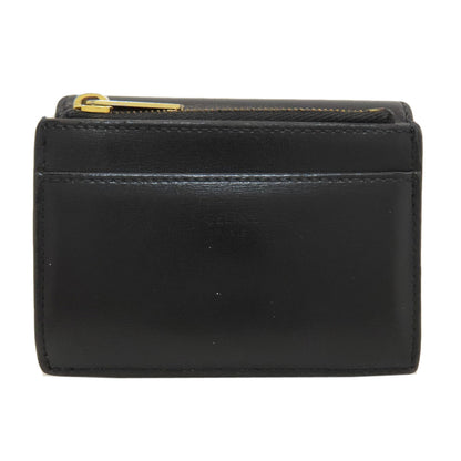 CELINE Triomphe compact wallet with coin compartment Tri-fold wallet (with Coin Pocket) Calf Ladies [Used]