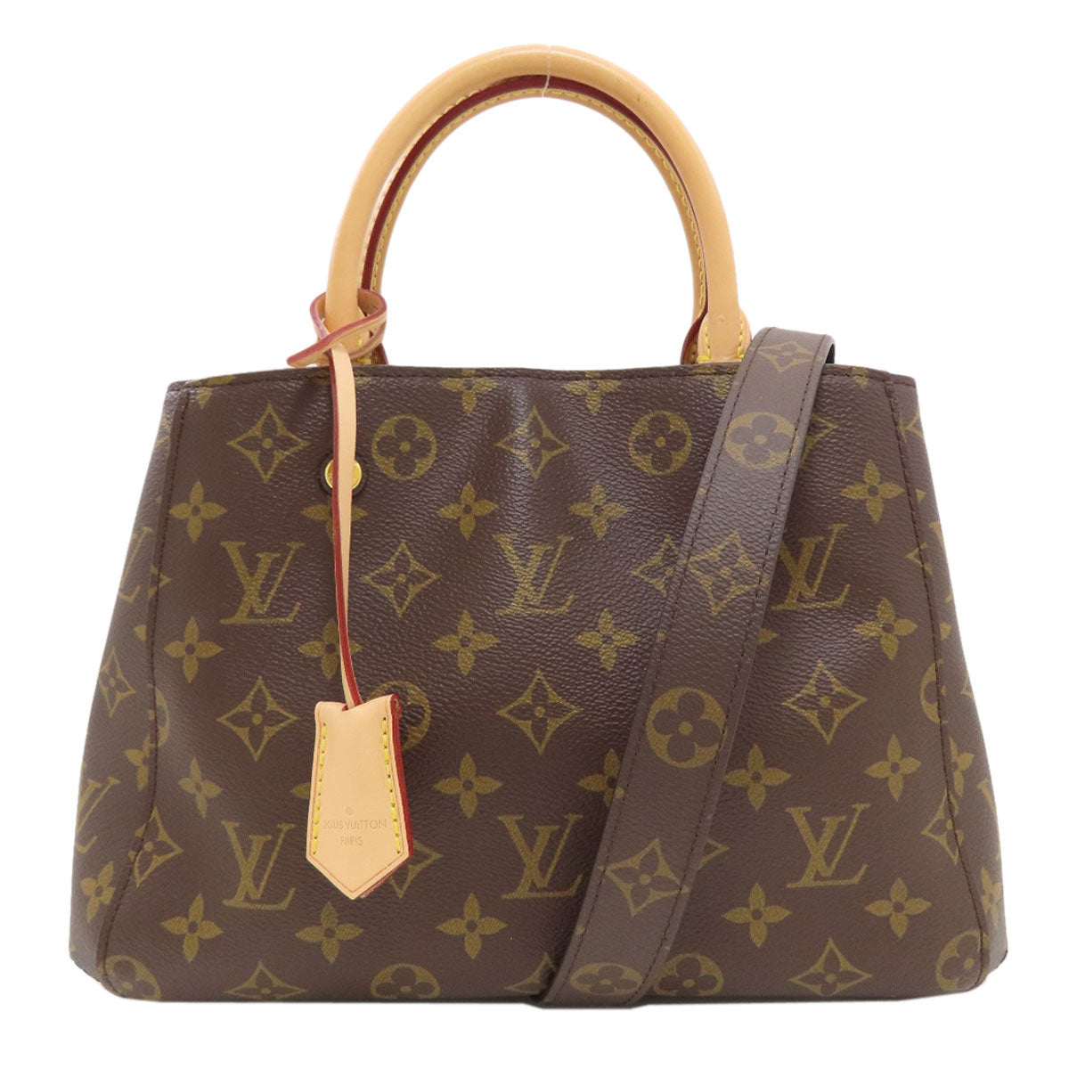 LOUIS VUITTON M41055 Montaigne BB Handbag Monogram canvas Ladies [Used]