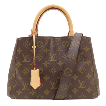 LOUIS VUITTON M41055 Montaigne BB Handbag Monogram canvas Ladies [Used]
