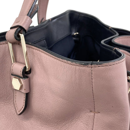 TODS Flower Bag 2WAY Handbag Leather Ladies [Used]