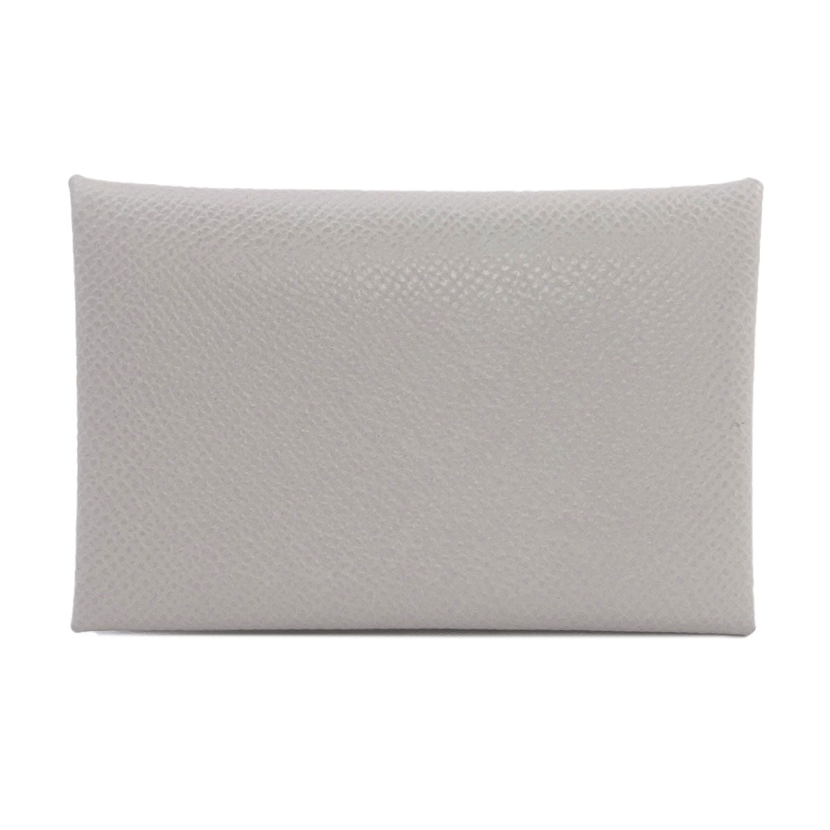 HERMES Calvi SilverHardware Card Case Epsom Ladies [Used]