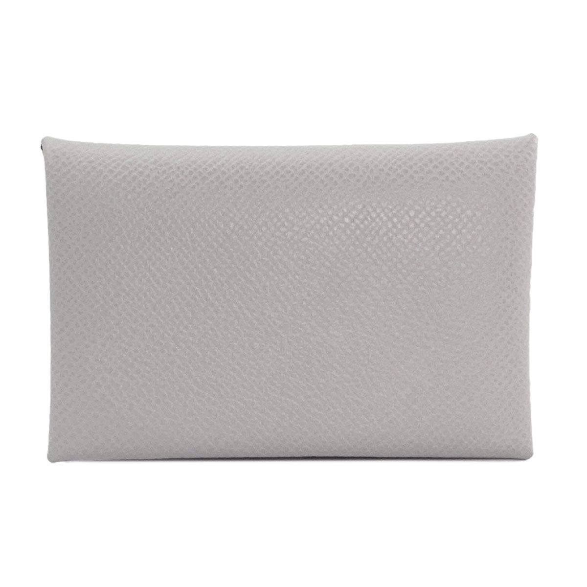HERMES Calvi SilverHardware Card Case Epsom Ladies [Used]