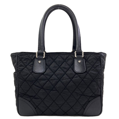 CHANEL Paris New York Line SilverHardware Tote Bag Nylon Ladies [Used]