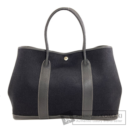 HERMES Garden Party PM Silver Hardware Tote Bag Towar Officche NegondaLadies [Used]