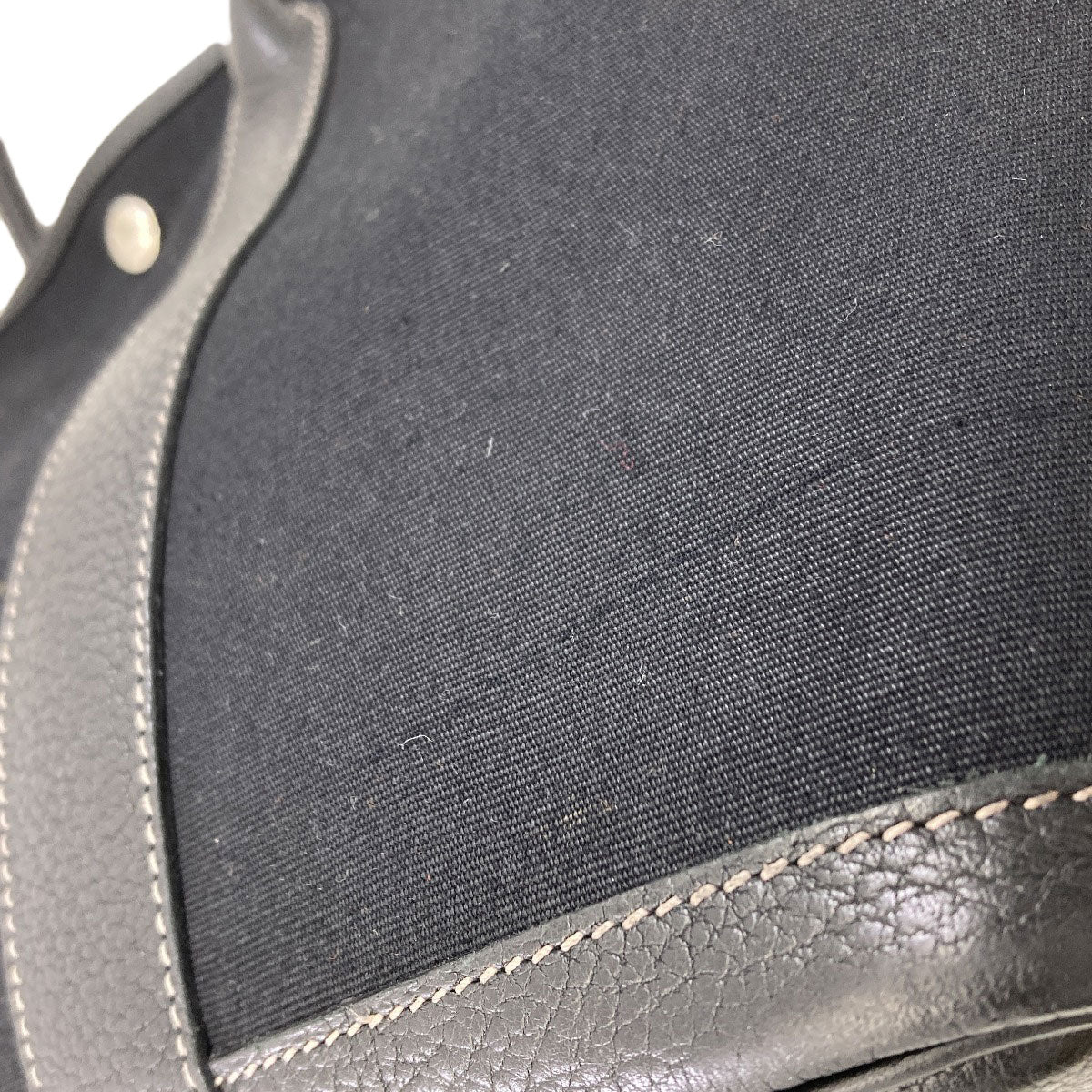 HERMES Garden Party PM Silver Hardware Tote Bag Towar Officche NegondaLadies [Used]