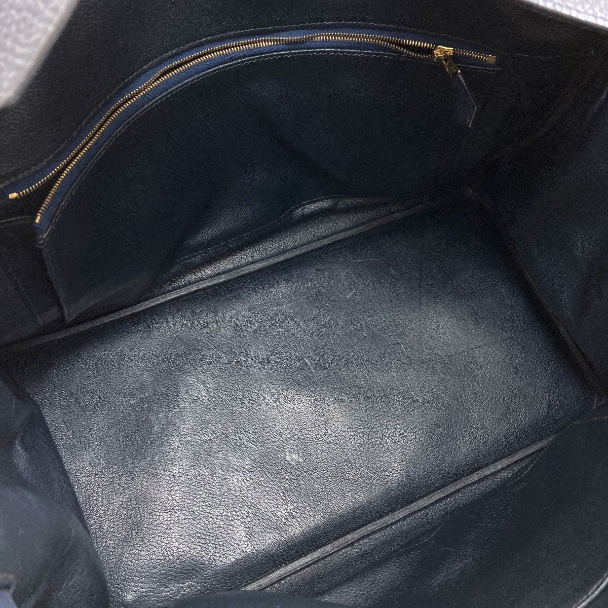 HERMES Birkin 40 Blue Indigo GoldHardware Handbag Ardennes Ladies [Used]