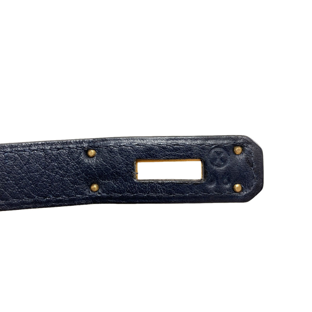 HERMES Birkin 40 Blue Indigo GoldHardware Handbag Ardennes Ladies [Used]