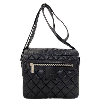 CHANEL Coco Cocoon Messenger Bag by SilverHardware Shoulder Bag Nylon Ladies [Used]