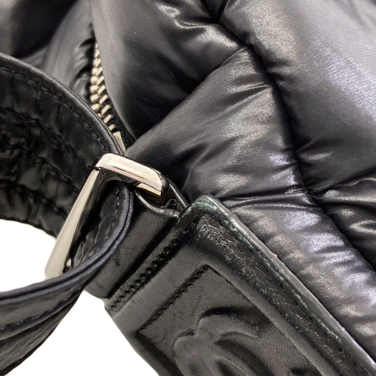 CHANEL Coco Cocoon Messenger Bag by SilverHardware Shoulder Bag Nylon Ladies [Used]