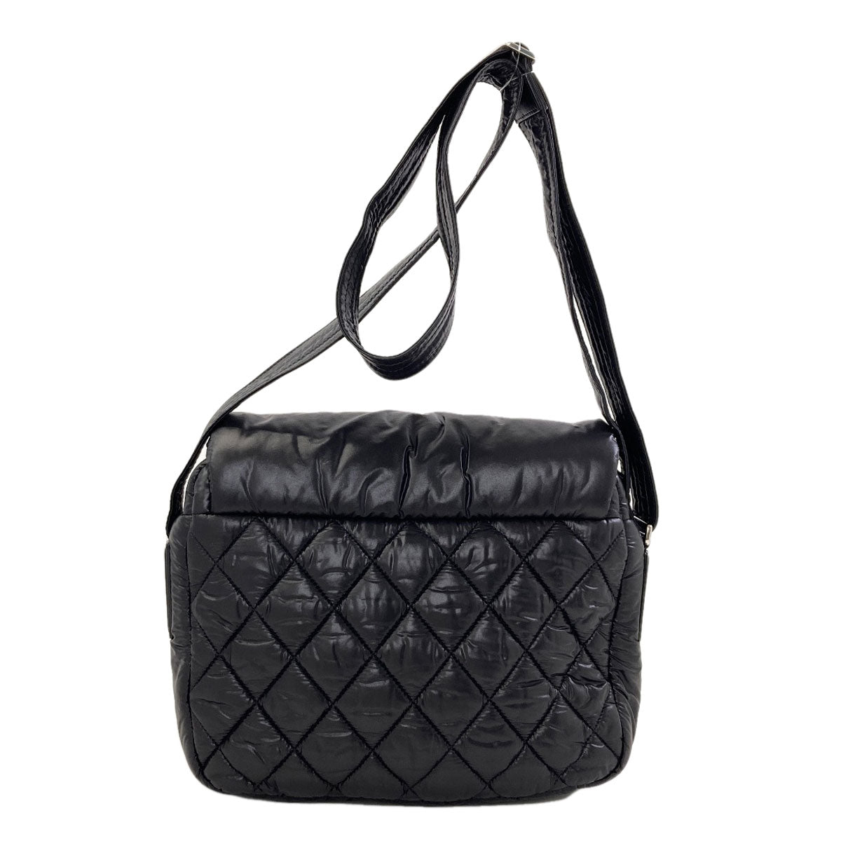 CHANEL Coco Cocoon Messenger Bag by SilverHardware Shoulder Bag Nylon Ladies [Used]
