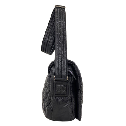 CHANEL Coco Cocoon Messenger Bag by SilverHardware Shoulder Bag Nylon Ladies [Used]