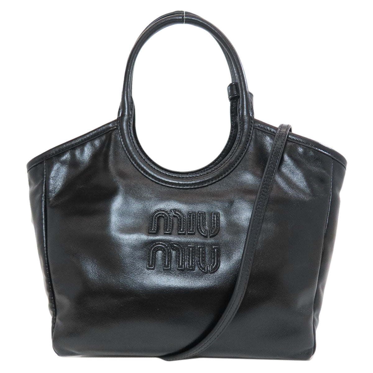 MIUMIU Ivy 2WAY Tote Bag Calf Ladies [Used]