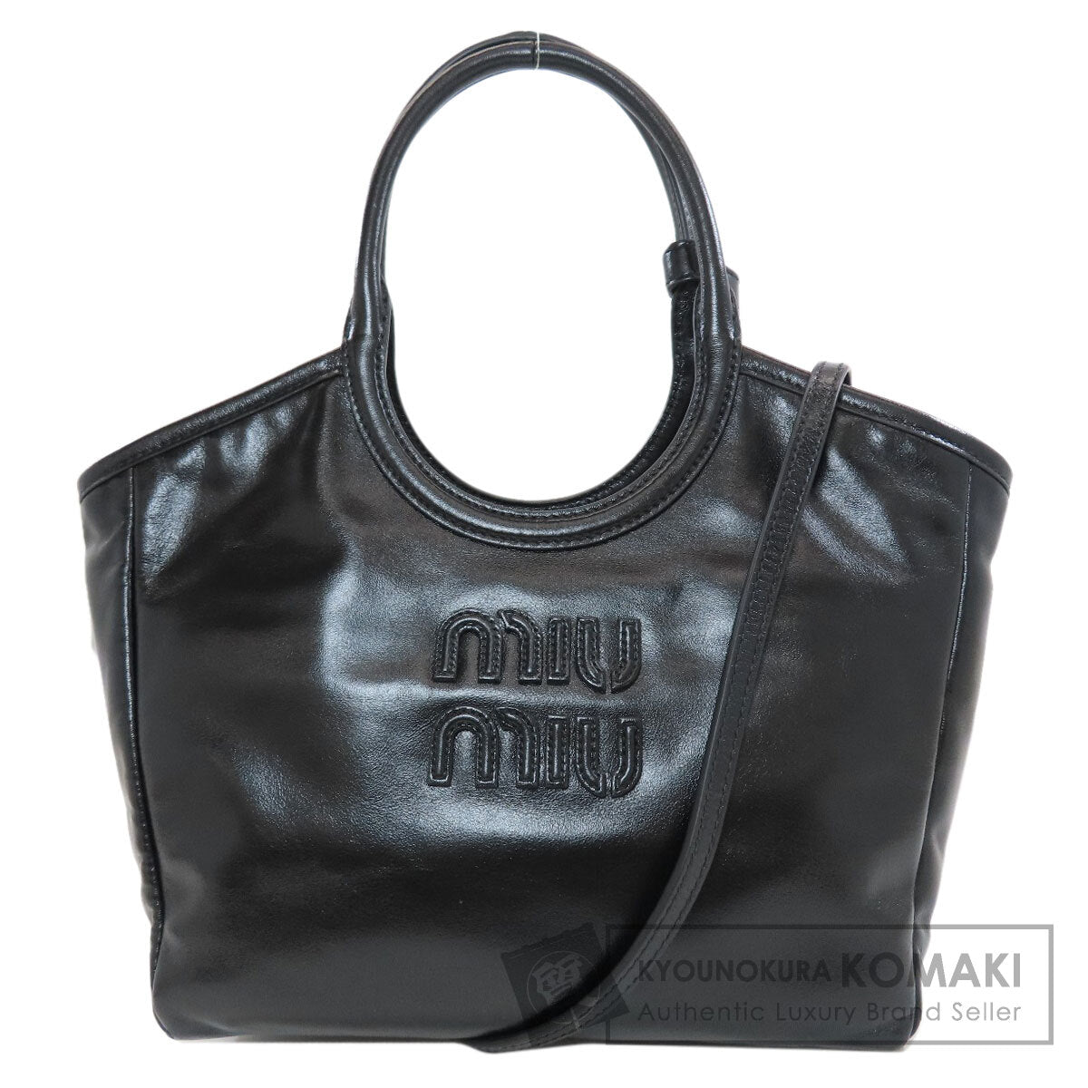 MIUMIU Ivy 2WAY Tote Bag Calf Ladies [Used]