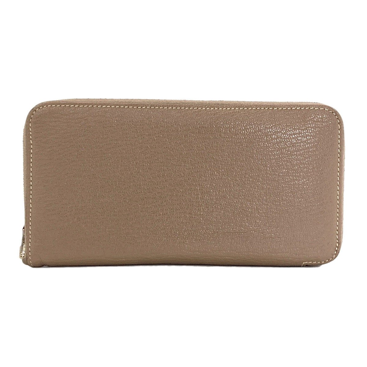 HERMES Azap Classic Long Etoupe SilverHardware Long wallet (with coin pocket) Chevre Ladies [Used]