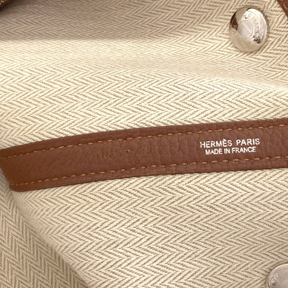 HERMES Garden Party PM Silver Hardware Tote Bag Negonda Ladies [Used]