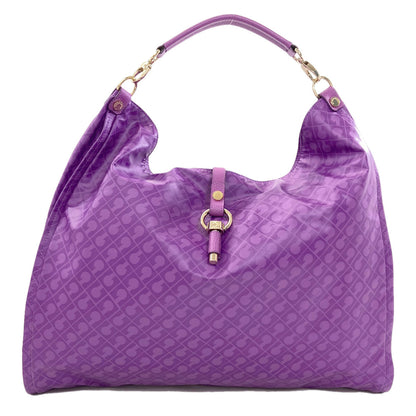 GHERARDINI one belt logo motif softy Shoulder Bag Polyester Polyurethane coatingLadies [Used]