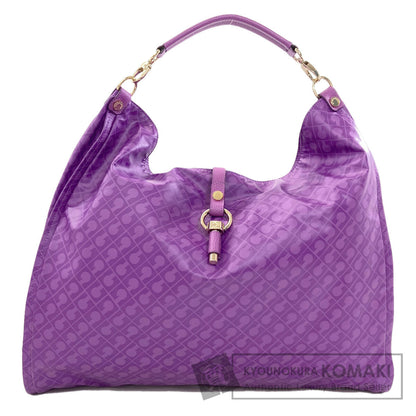 GHERARDINI one belt logo motif softy Shoulder Bag Polyester Polyurethane coatingLadies [Used]