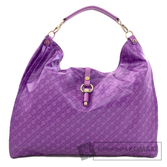 GHERARDINI one belt logo motif softy Shoulder Bag Polyester Polyurethane coatingLadies [Used]