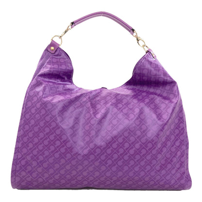 GHERARDINI one belt logo motif softy Shoulder Bag Polyester Polyurethane coatingLadies [Used]