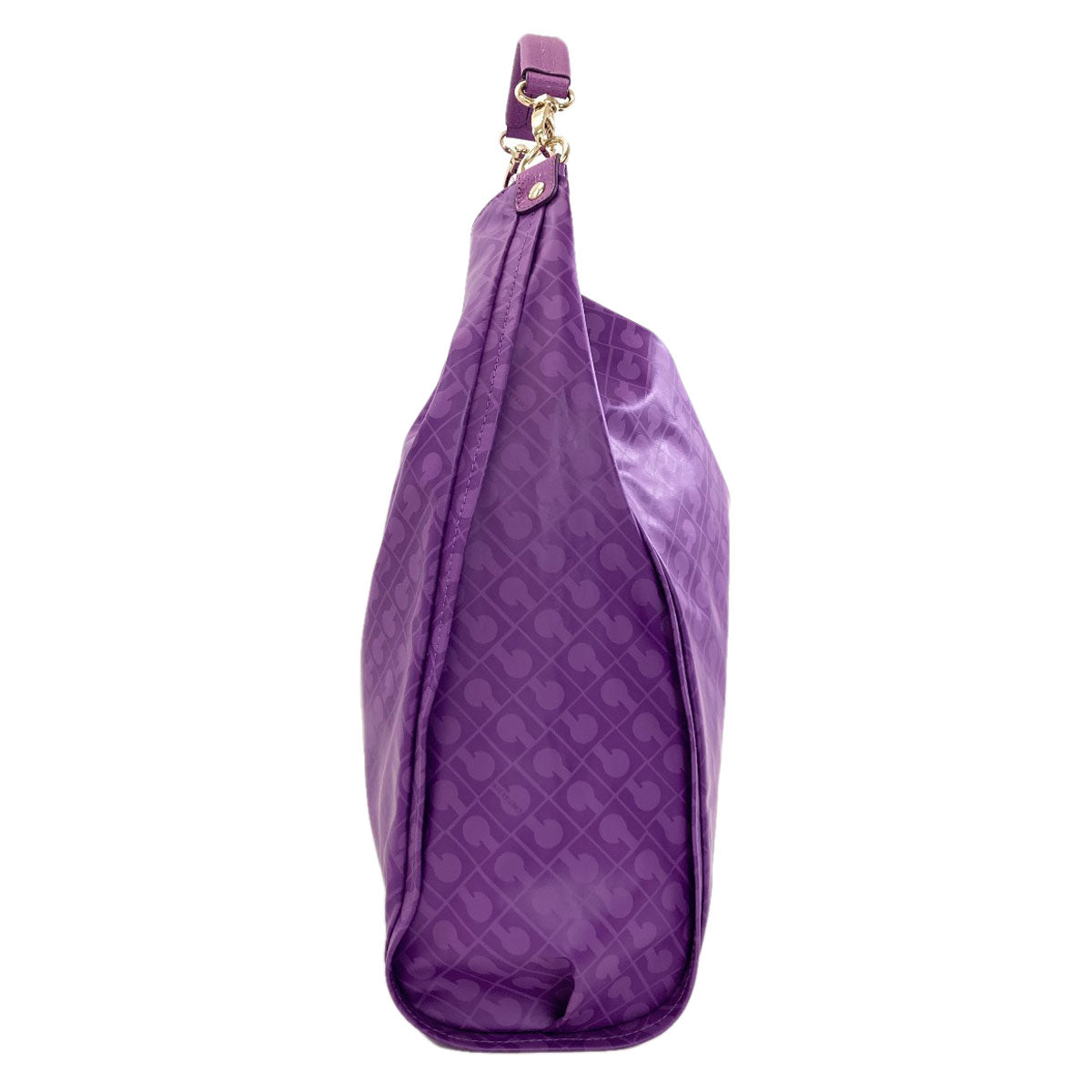 GHERARDINI one belt logo motif softy Shoulder Bag Polyester Polyurethane coatingLadies [Used]