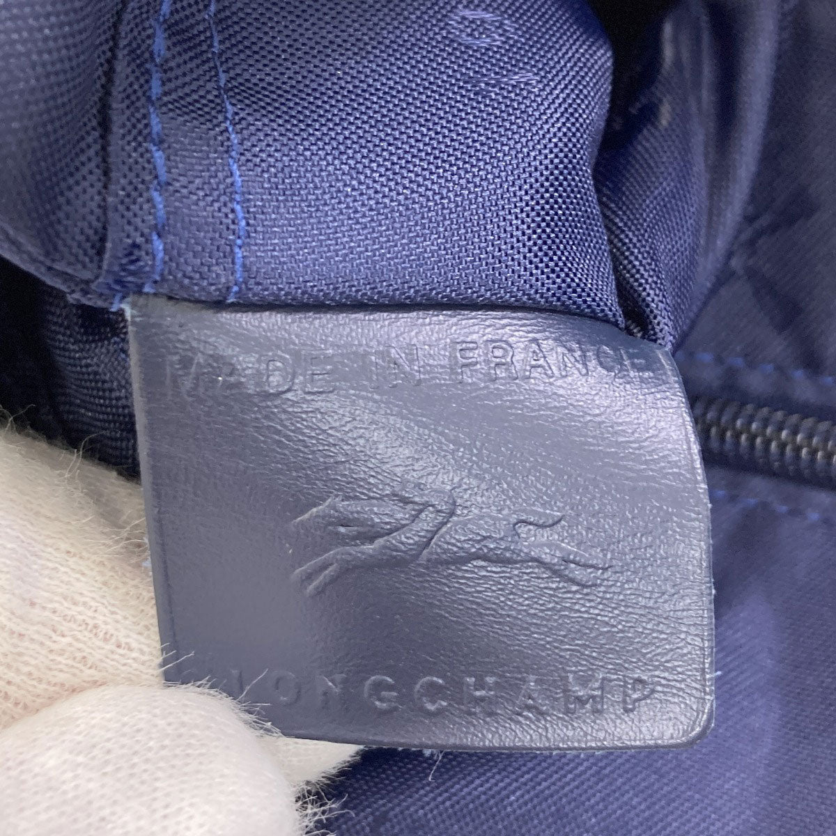 Longchamp Le Rozo Tote Bag Canvas LeatherLadies [Used]