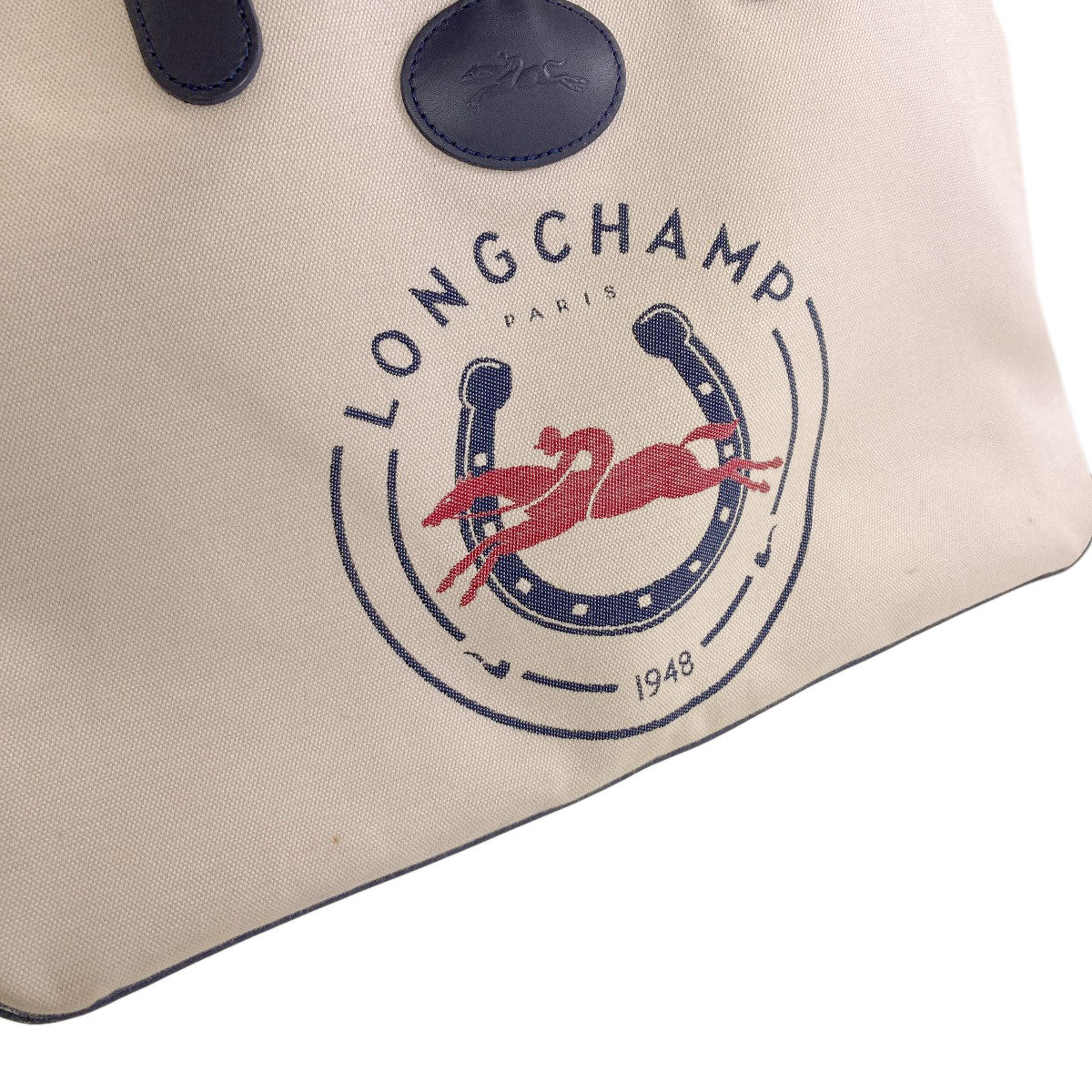 Longchamp Le Rozo Tote Bag Canvas LeatherLadies [Used]