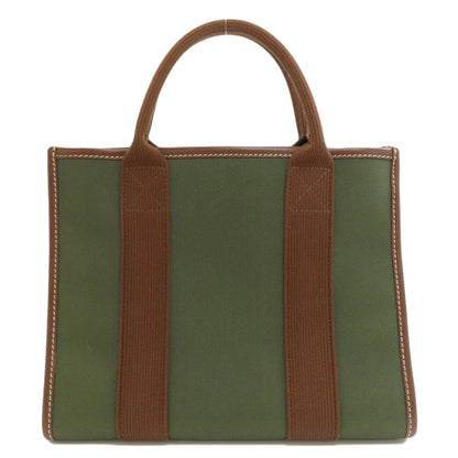 HUNTING WORLD logo Handbag Canvas Ladies [Used]